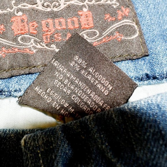 NWT Vintage Be Good Denim Embroidered Flare Denim Jeans - Picture 8 of 8